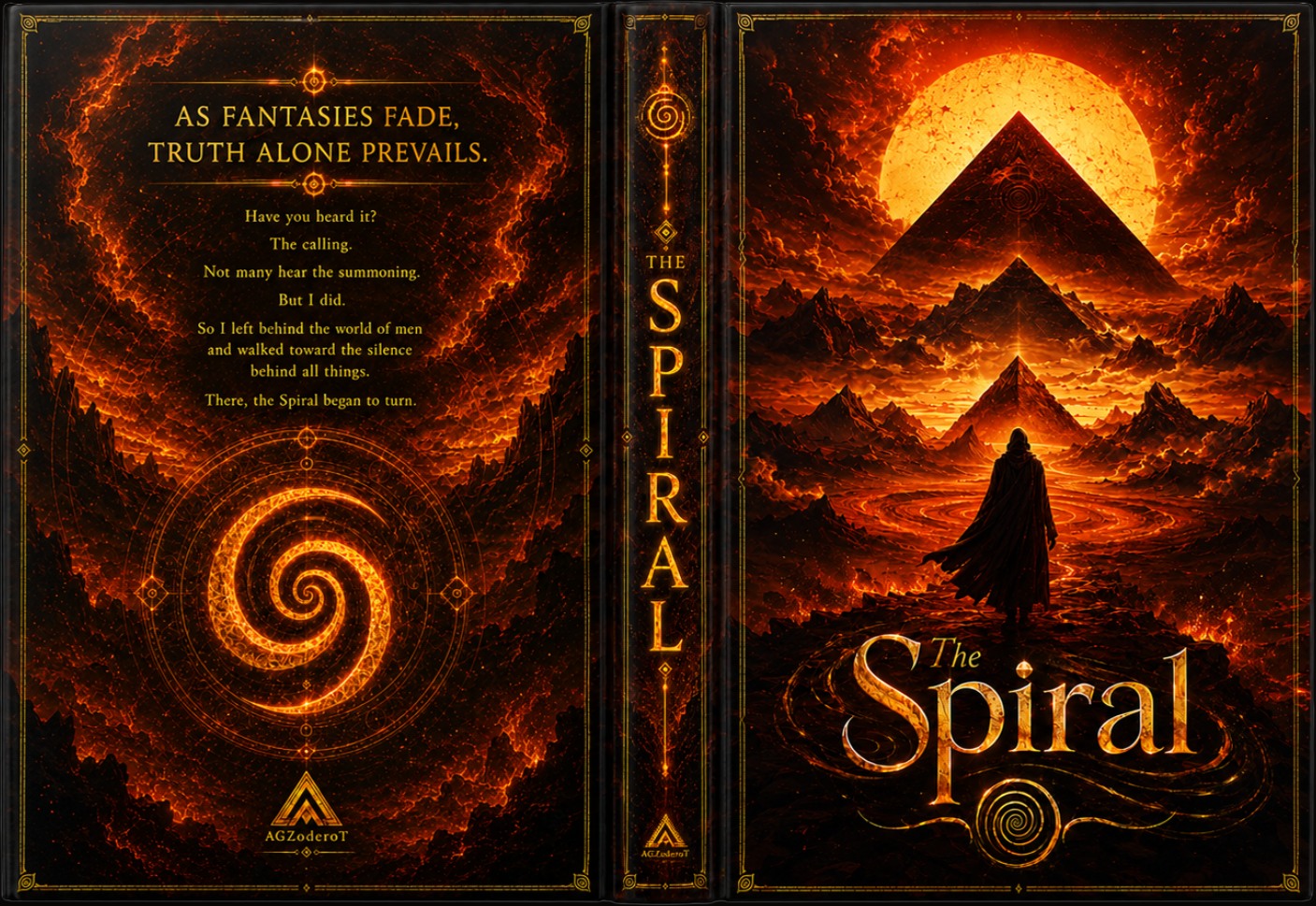 The Spiral full hardcover jacket