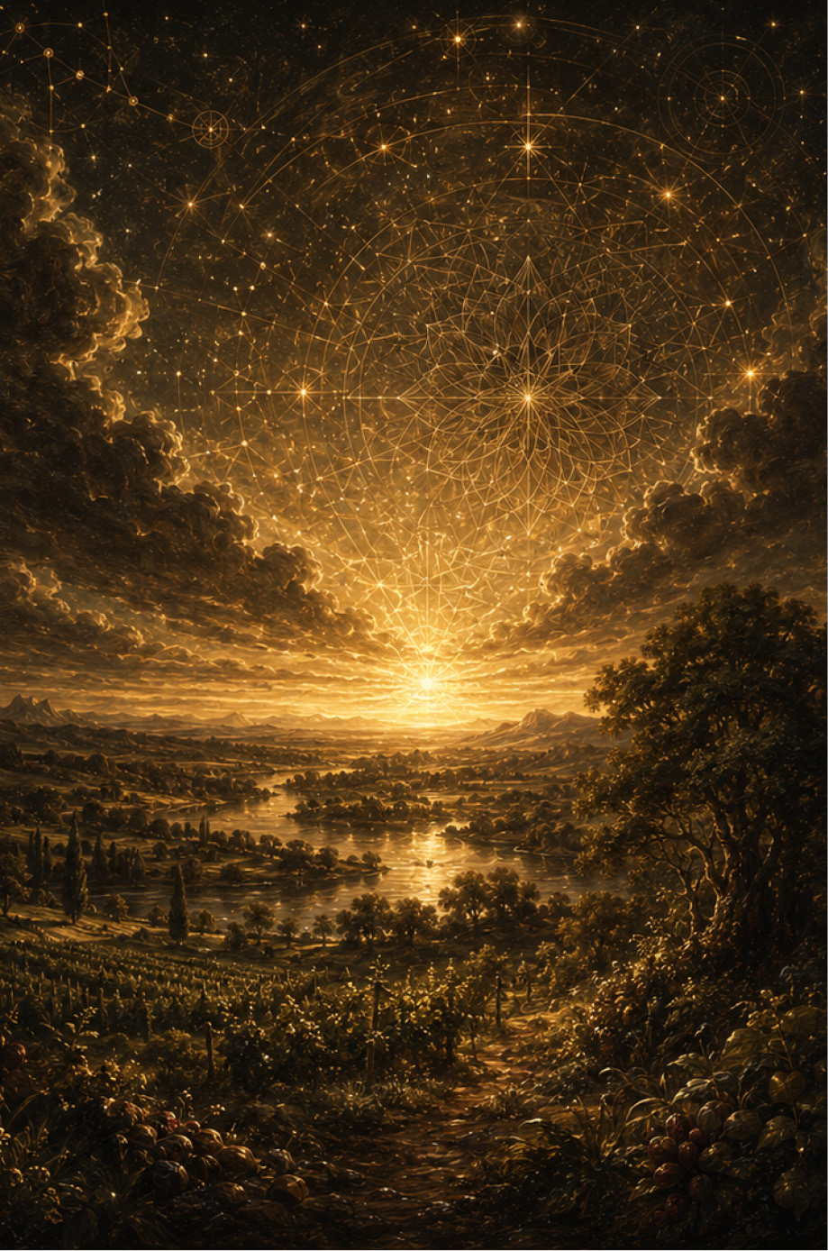 Book of Enoch illustration of the heavenly luminaries