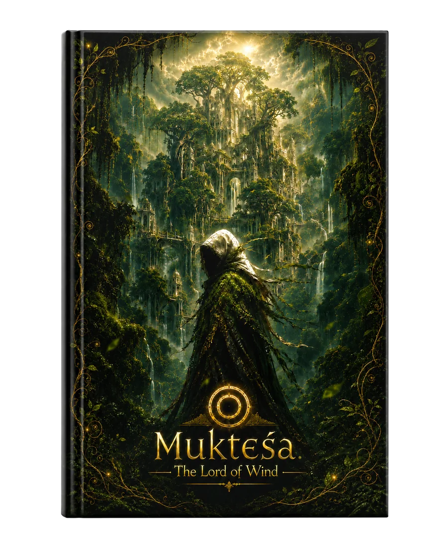 Muktesa: The Lord of Wind spiritual fantasy graphic novel cover