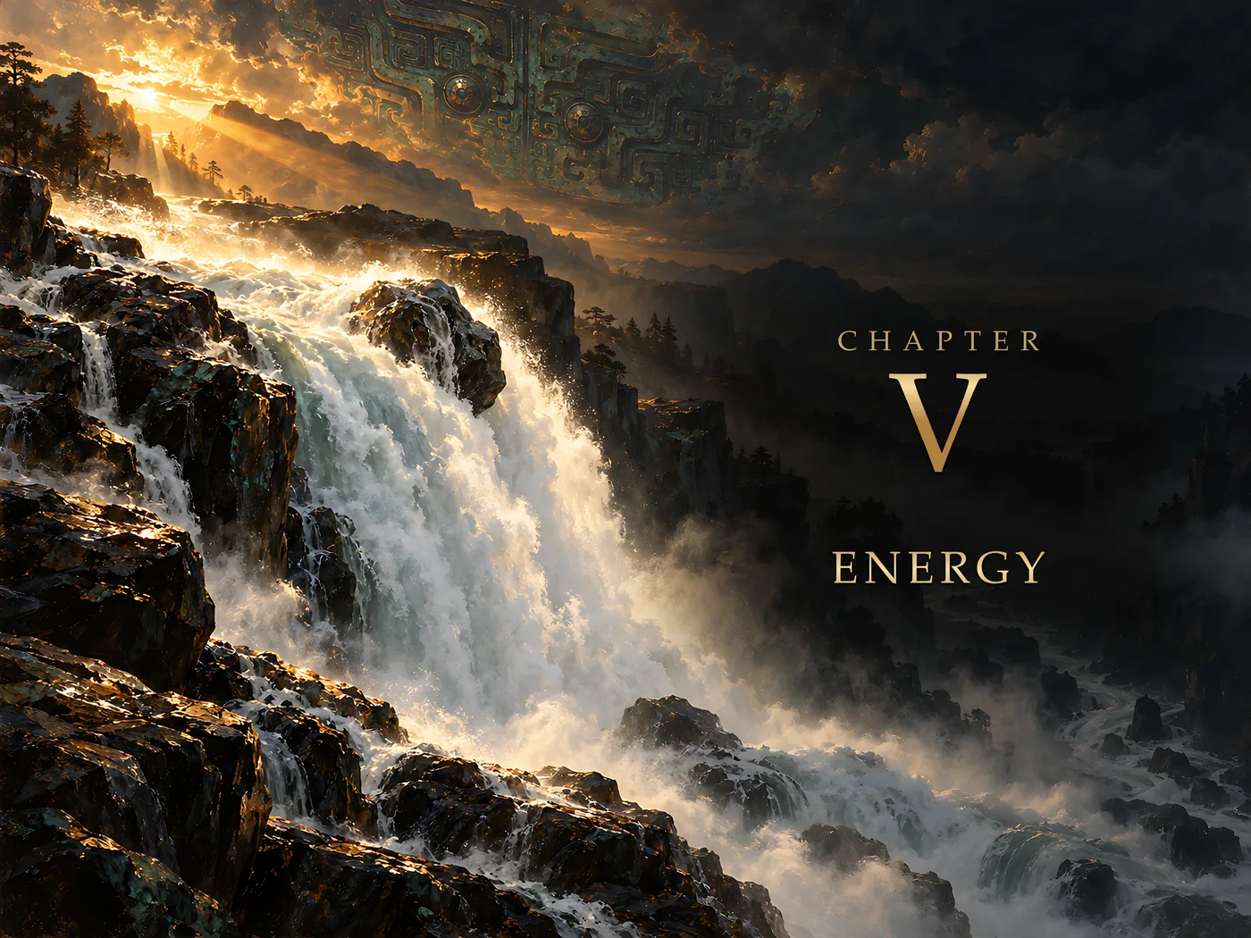 Chapter V, Energy: its opening painting in The Art of War Illustrated